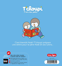 T'choupi écrit au père Noël - Une histoire idéale au moment de faire sa liste de cadeaux, dès 2 ans