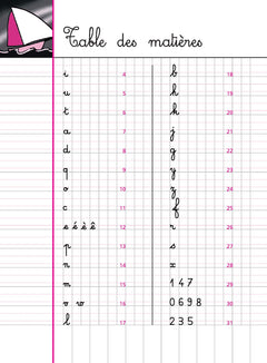 Cahier d'écriture CP