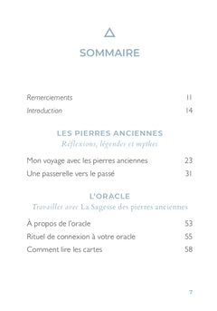 La Sagesse des pierres anciennes - Cartes oracle