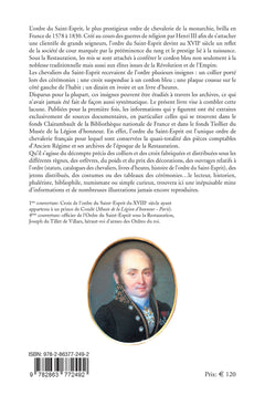 Les Insignes de l'Ordre du Saint-Esprit