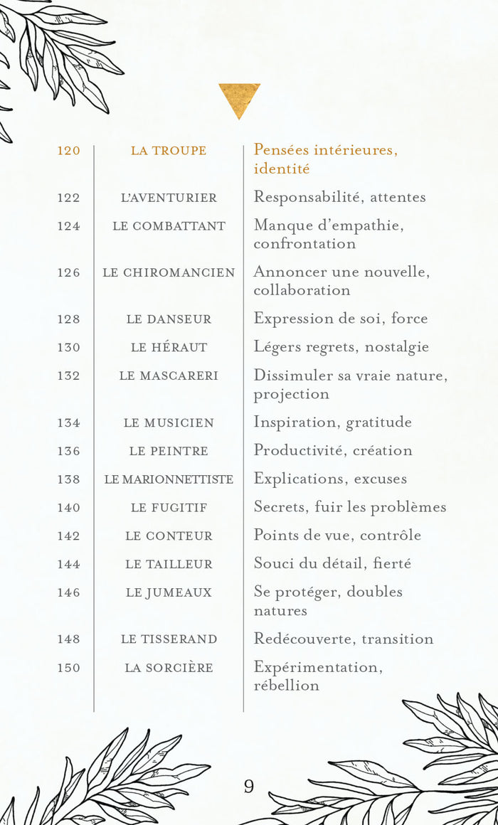 La citadelle - cartes oracle