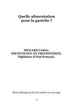 Quelle alimentation pour la gastrite ?