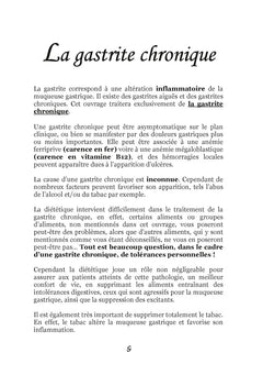 Quelle alimentation pour la gastrite ?