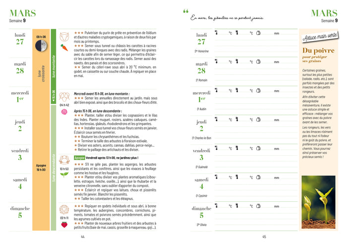 Jardiner au rythme de la lune 2023
