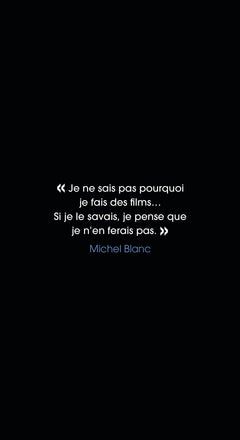 Michel Blanc, quand te reverrai-je...
