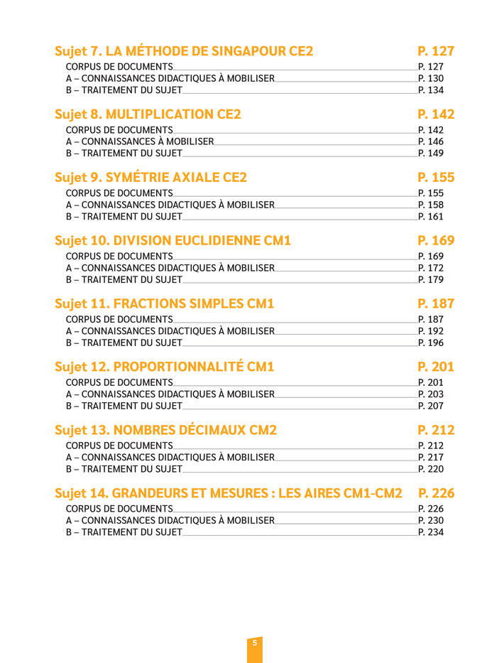 Réussir mon CRPE Mathématiques Français concours M2 oral 2026-2027