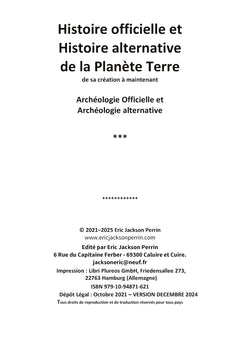 Histoire officielle et histoire alternative de la planète terre