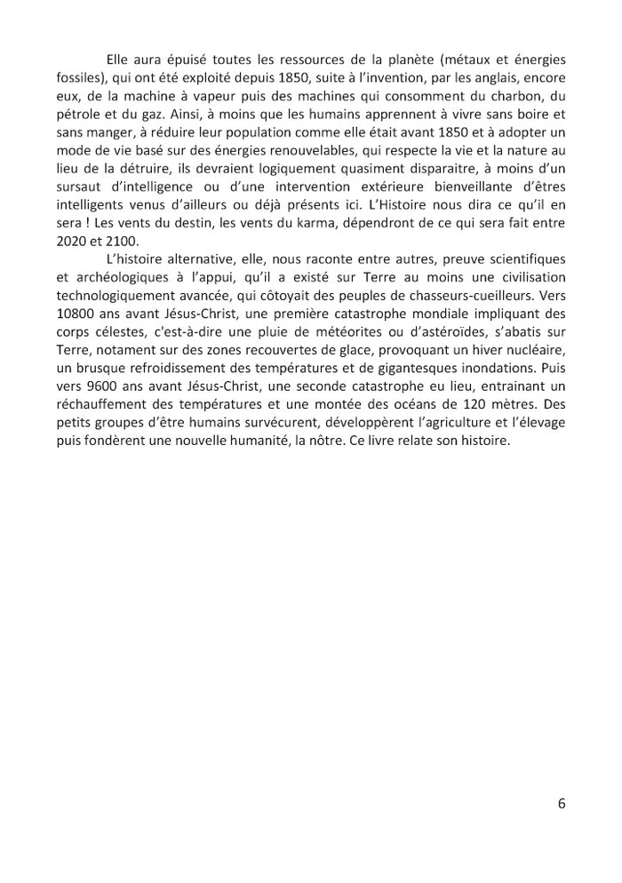 Histoire officielle et histoire alternative de la planète terre