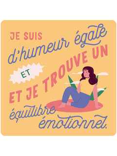 Cartes d'affirmation pour une vie sans stress - 12 cartes pour plus de calme, plus d'équilibre et plus de sérénité