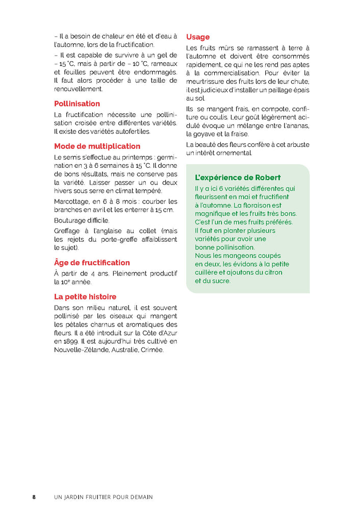 Un jardin fruitier pour demain