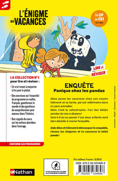Enquête - L'énigme des vacances - Panique chez les pandas