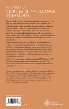 Vivre la bienveillance et l'amour - Méditations et paroles du Bouddha