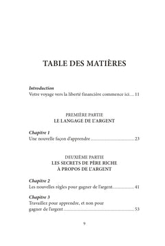 Père riche, père pauvre pour les ados et les jeunes adultes