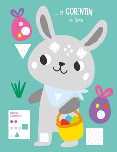 Mon cahier de gommettes Pâques