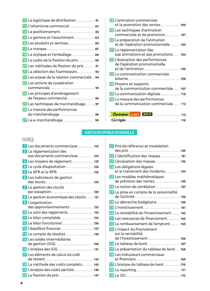 Toutes les matières - BTS MCO - Réflexe - Examens 2025-2026