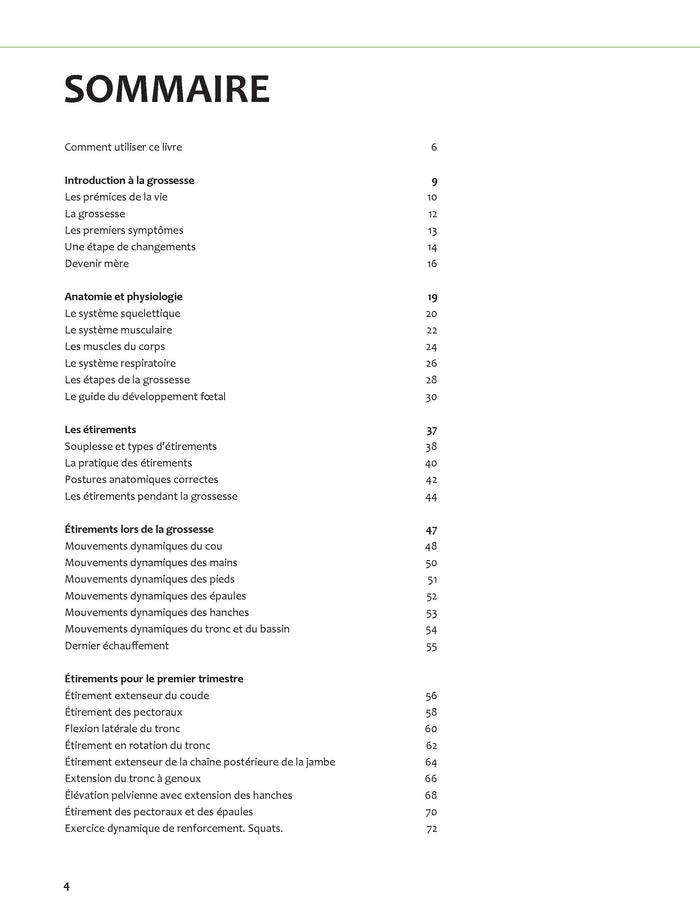 Anatomie & étirements pour la grossesse et le post-partum