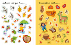 L'automne - Premiers autocollants - Dès 3 ans