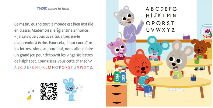 Timoté découvre les lettres