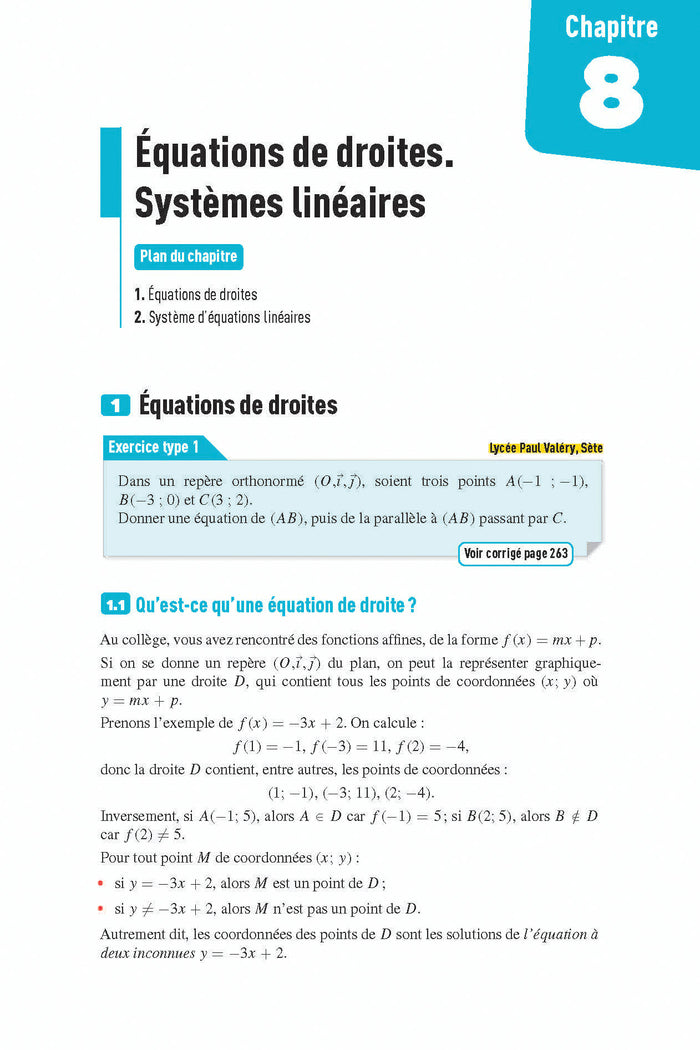 Maths Seconde - Interros des lycées 2de