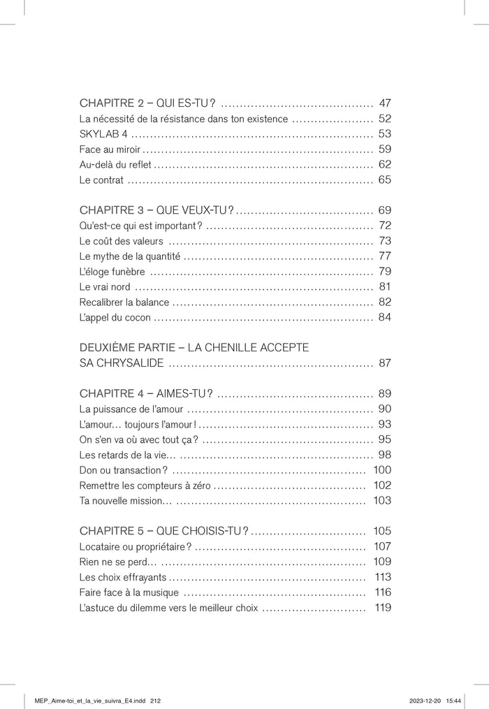 Aime-toi et la vie suivra