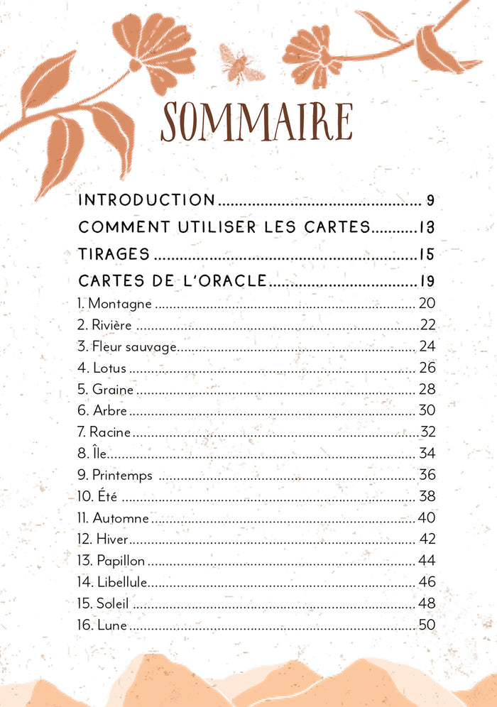 Coffret Oracle du chant de la terre