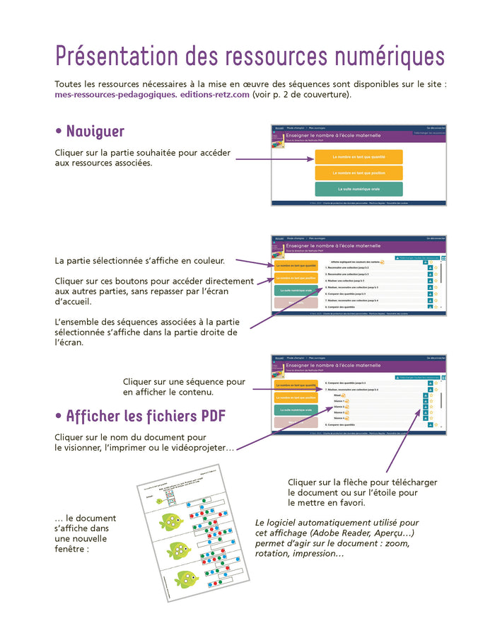 Enseigner le nombre à l'école maternelle PS, MS, GS
