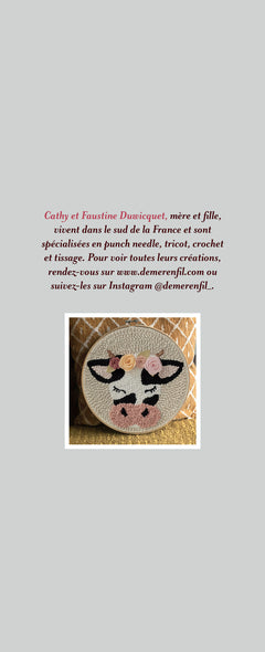Adorables animaux en punch needle
