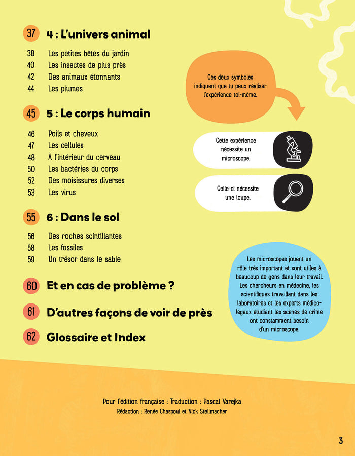 Le livre du microscope