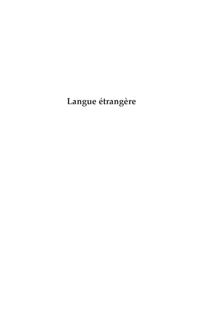 Langue étrangère