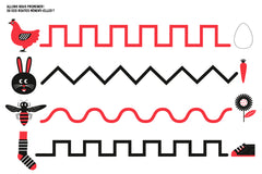 Je découvre le monde en noir, blanc et rouge