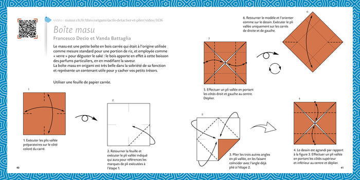 Détacher et Plier XXL ! Origami facile avec papier XXL