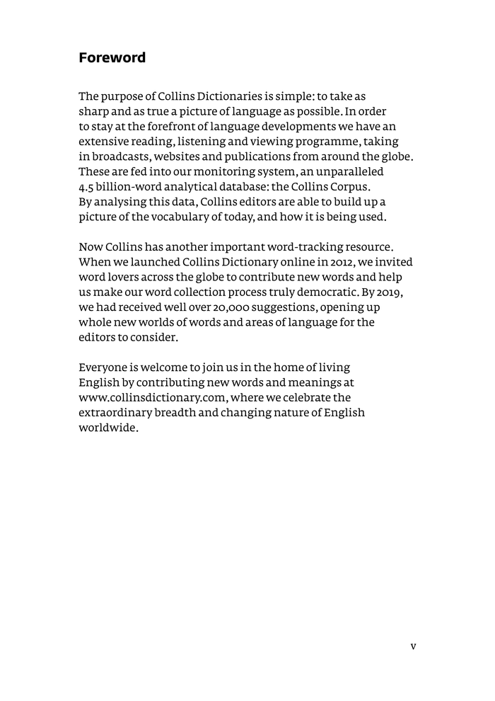 Dictionnaire anglais unilingue - format poche