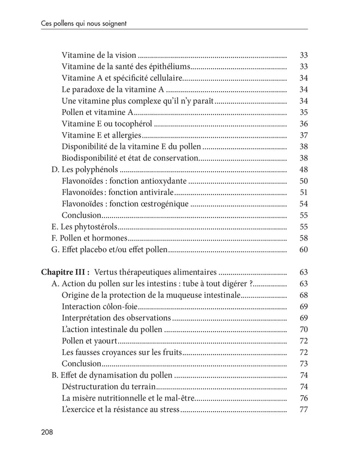 Ces pollens qui nous soignent