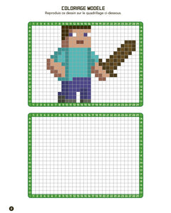 Coloriages pixel - 100 % Journal d'un Noob