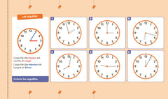 Super forts pour lire l'heure du CP au CE2