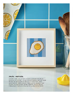 Broderie sur canevas - Un broderie de points contemporains