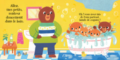 Au bain, petits ours ! - Mes rabats tout doux - Dès 6 mois
