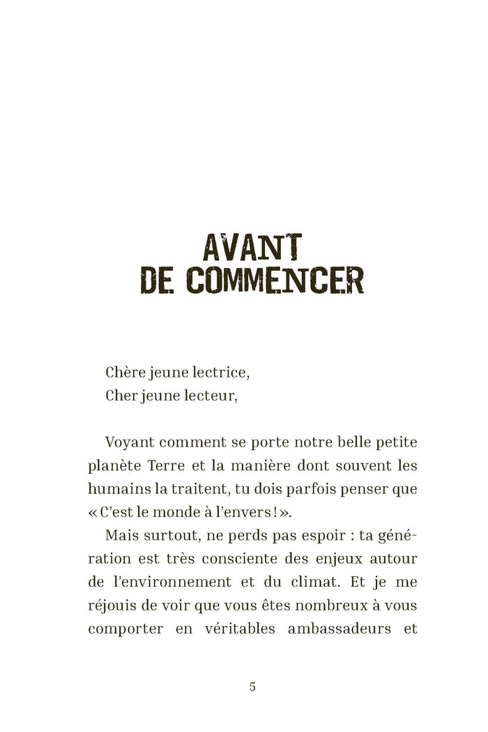 C'est le monde à l'envers !