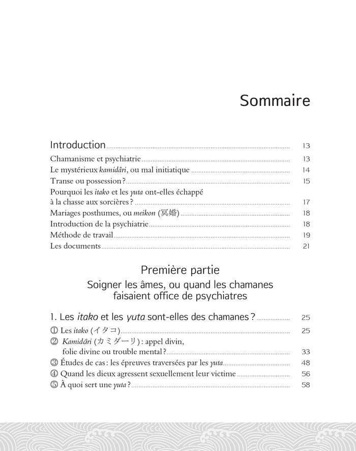 Chamanisme et psychiatrie au Japon - L'impossible réconciliation ?