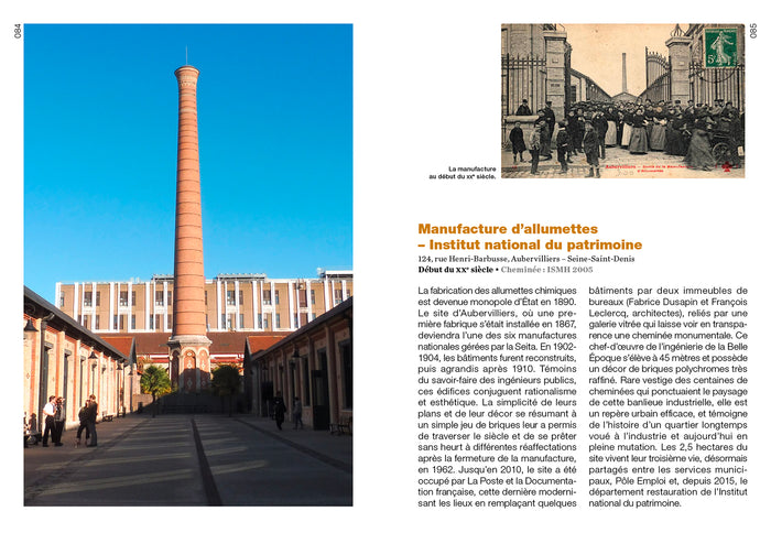 architectures industrielles, Paris et environs - 100 bâtiments remarquables