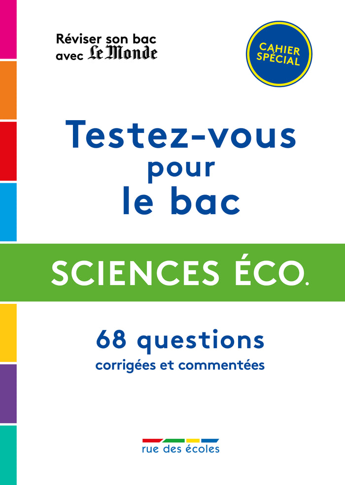 Réviser son bac avec le monde 2020 Sciences éco: Terminale série ES