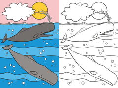 Les géants des mers - Coloriage