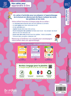 Mon cahier pour apprendre à lire - Découvrir les sons, les syllabes, les mots