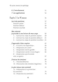 40 courtes séances de sophrologie