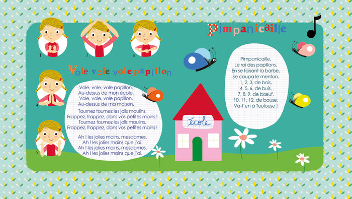 Mes plus belles comptines des petits animaux du jardin à mimer !