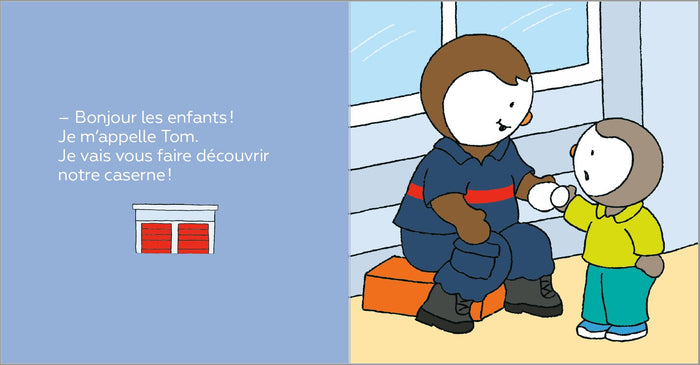 Tchoupi visite la caserne des pompiers