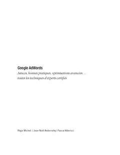 Le Référencement Publicitaire avec Google AdWords - 2e édition
