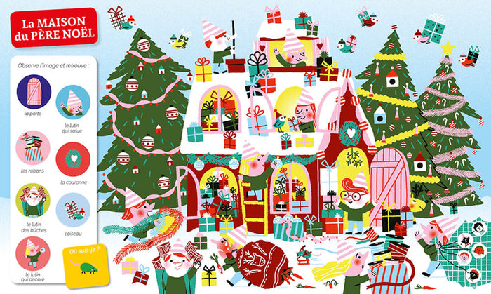 Cherche et trouve des tout-petits - à Noël