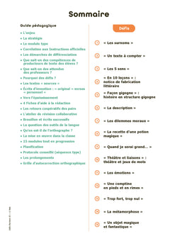 15 défis d'écriture CE1-CE2