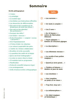 15 défis d'écriture CE1-CE2